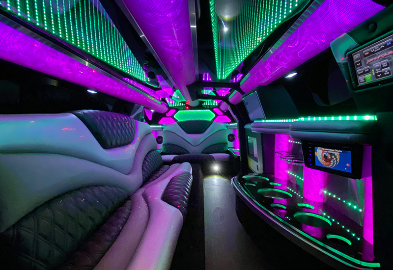 inside a limo